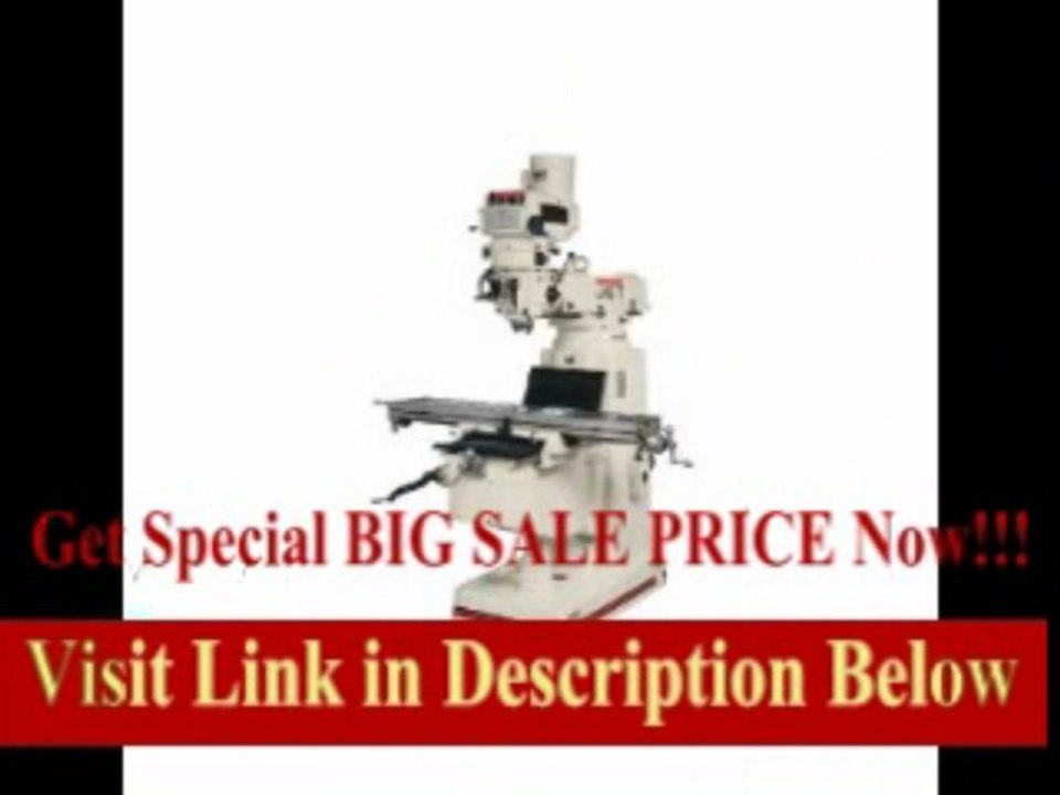 [BEST BUY] JET JTM-1055 Vertical Mill with ACU-RITE 200S DRO and X and Y Powerfeed