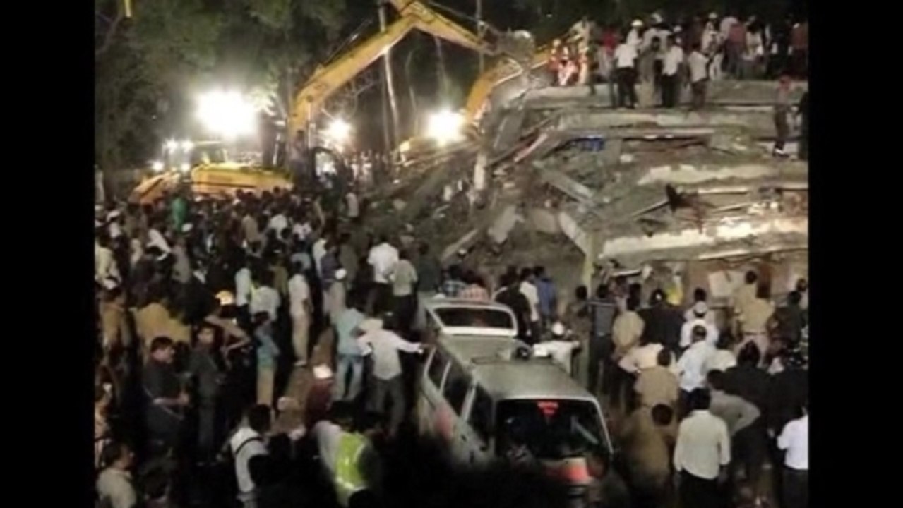 Deadly building collapse in India