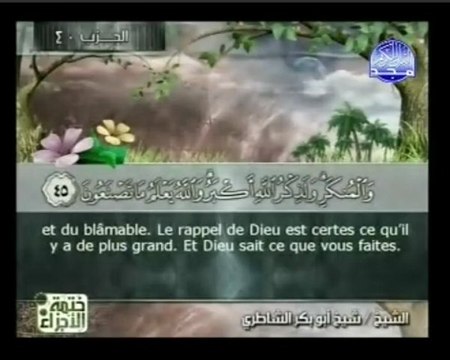 Islam - Sourate 29 - Al 'Ankaboût - L'Araignée - Le Coran complet en vidéo (arabe_français)