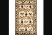 Hand Knotted Aagtdorp Ivory Wool Rug (8&apos X 11&apos)