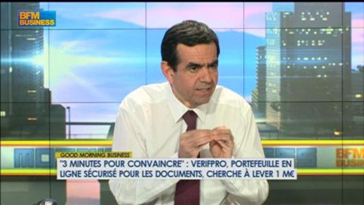 3 minutes pour convaincre : Verifpro, Olivier Laury dans Good Morning Business - 5 avril
