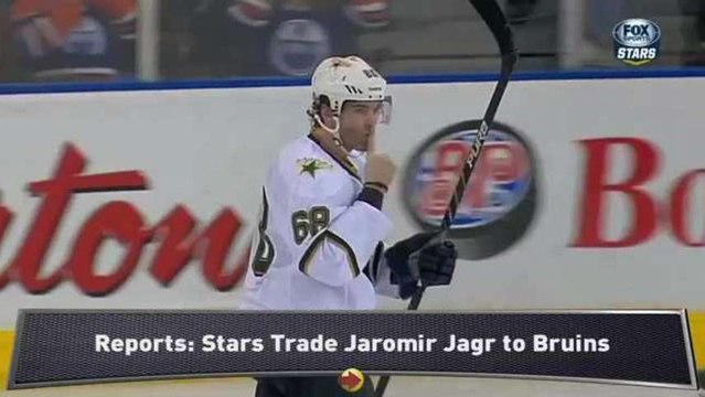 Stars Trade Jaromir Jagr to Bruins