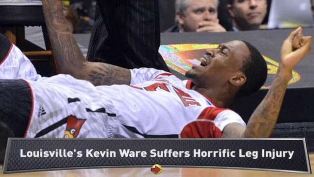 Louisville's Kevin Ware Breaks Leg