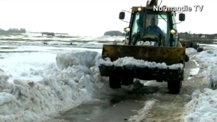 Le Calvados sous la neige : vigilance rouge historique