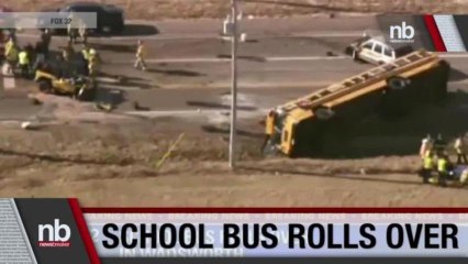 BREAKING: School Bus Crash Sends Over a Dozen Kids to the Hospital