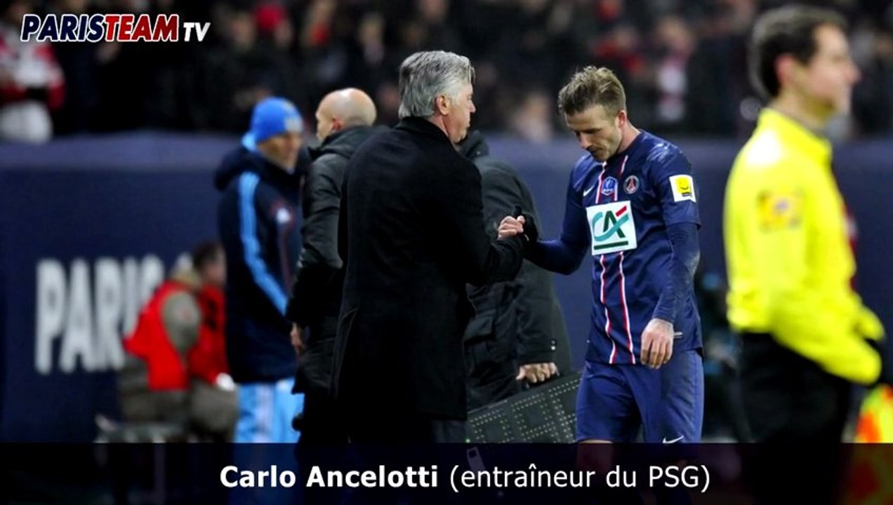 Ancelotti répond pour Beckham