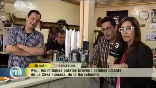 TV3 - Els matins - Les mítiques patates braves i bombes picants de la Cova Fumada de Barcelona