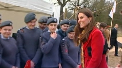 Pregnant Duchess, Prince William tour Scotland