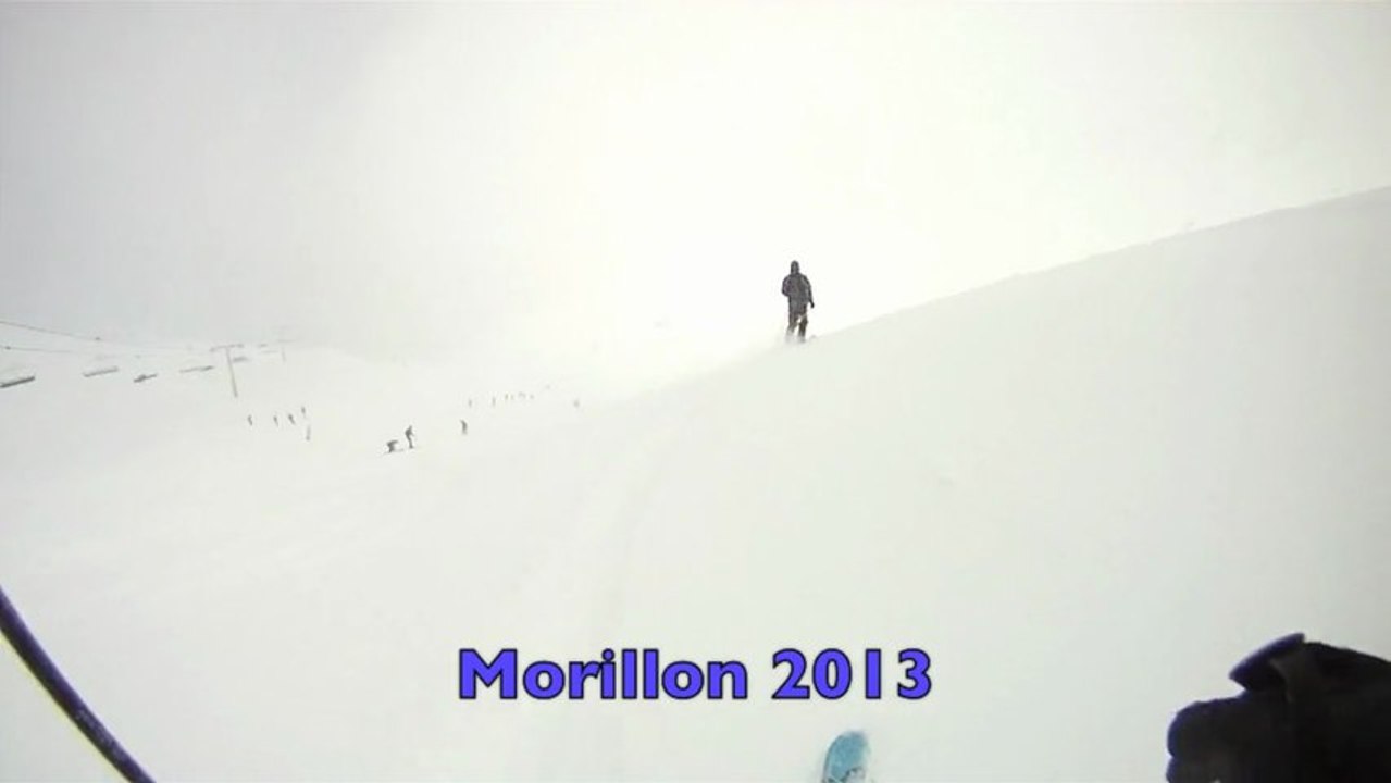 Les blancs becs font du ski