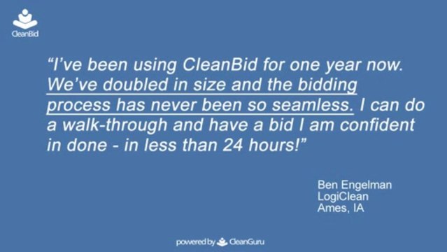 Janitorial Bidding Software - CleanBid.net Review