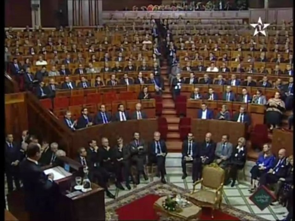François Hollande s'adresse au Parlement marocain