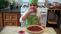 Make a Chocolate Raspberries Tart