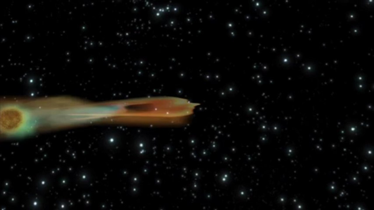 Un trou noir se réveille pour engloutir un objet céleste