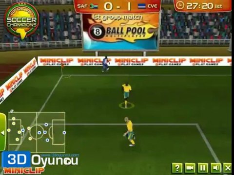 3D Afrika Futbol Şampiyonası - 3D Oyuncu - 3D Oyunlar