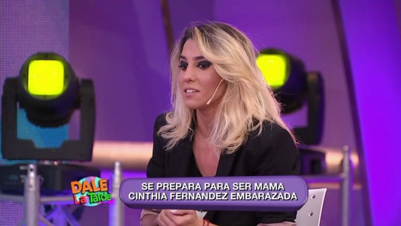 Cinthia Fernández embarazada en Dale la Tarde