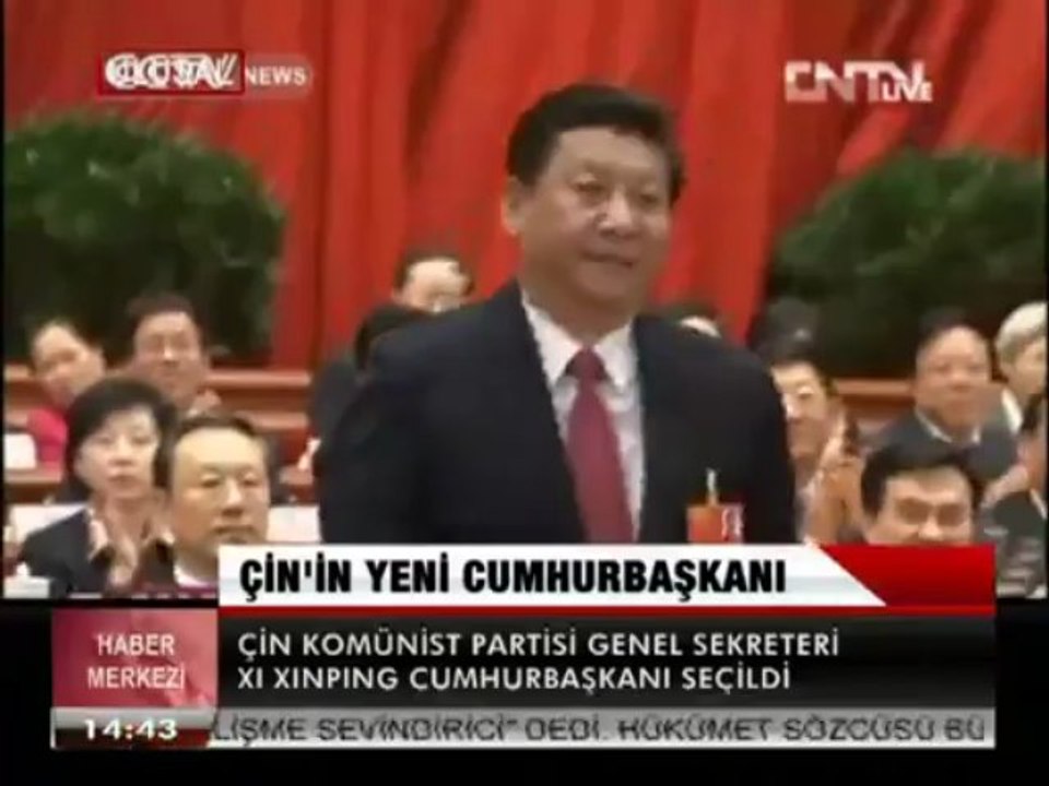 ÇİN'İN YENİ CUMHURBAŞKANI.