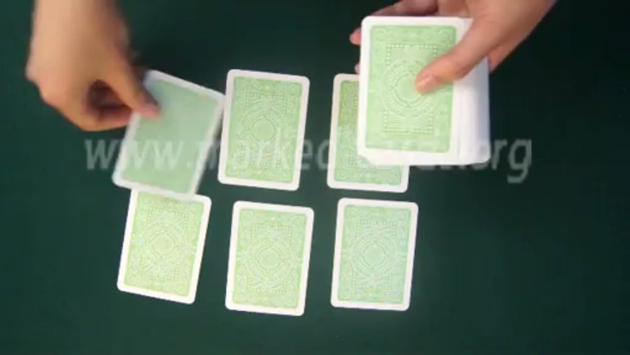 Modiano Texas Hold'em-Green1-MARKED-PLAYING-DECKS
