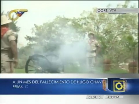 Lanzaron cañonazo en memoria de Hugo Chávez desde el Museo Histórico Militar