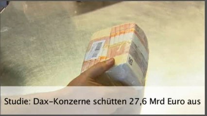 Dax-Konzerne hauen so viel Dividende raus wie noch nie