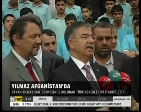 Milli Savunma Bakanı İsmet Yılmaz Afganistan'da - Ahmet Rıfat Albuz TVNET