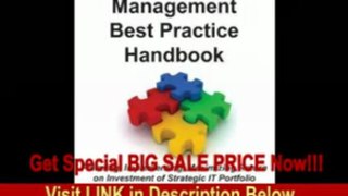 [BEST BUY] IT Services Portfolio Management Best Practice Handbook: Planning, Implementing, Maximizing Return on Investment...