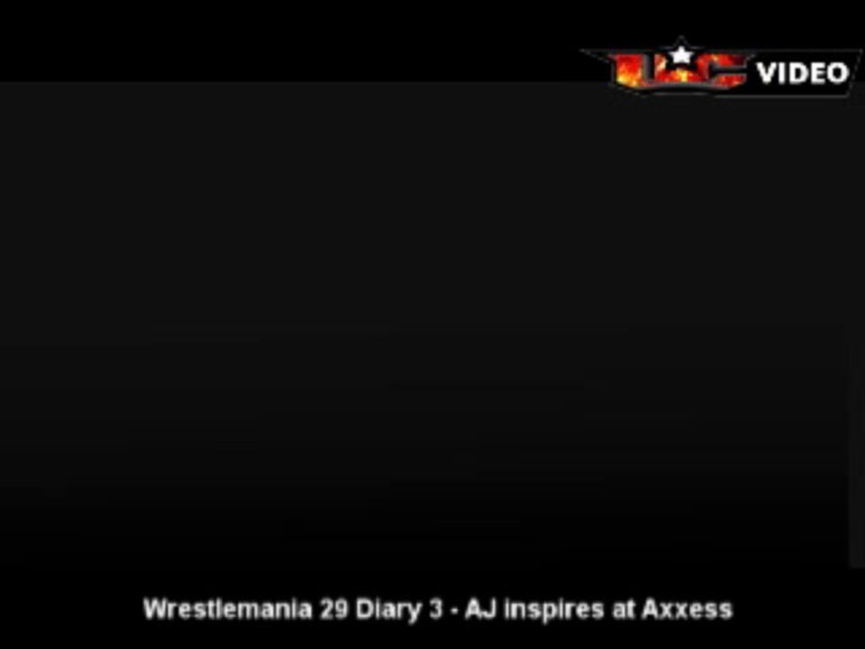 WrestleMania 29 Diary 3 - AJ inspires at Axxess