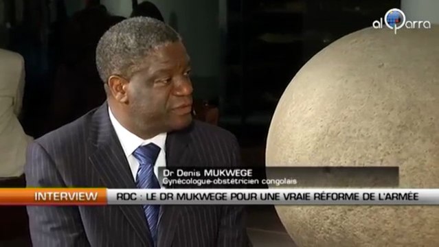RDCongo: le Dr Denis Mukwege pour une vraie réforme de l'armée