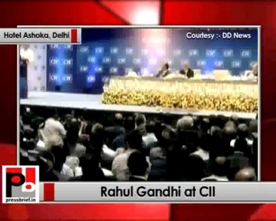 Rahul Gandhi speaks at CII Annual meet Part 1