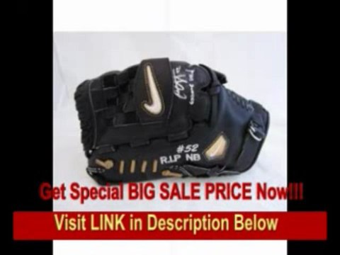 [SPECIAL DISCOUNT] Cc Sabathia Signed Game Used Fielding Glove New York Yankees Black - Autographed MLB Gloves