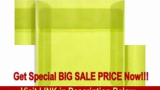 [BEST BUY] 6 1/2 x 6 1/2 Square Envelopes - Chartreuse Translucent (50000 Qty.)