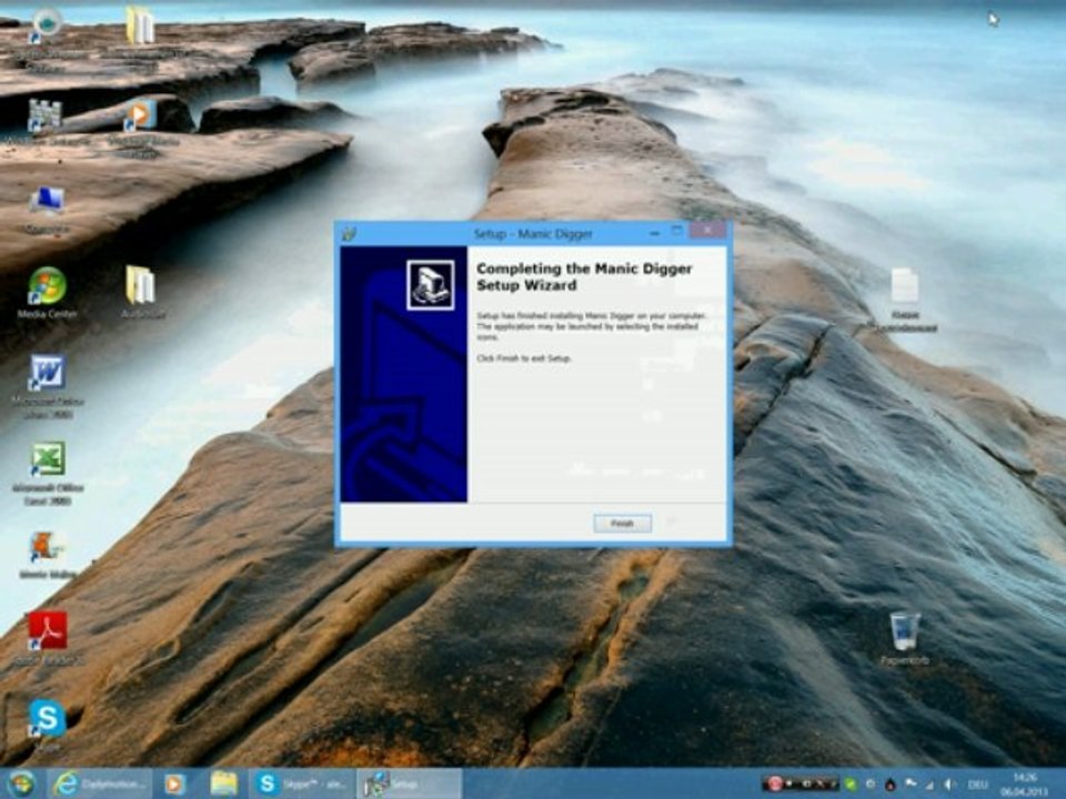Manic digger herunterladen und installiren [German] (Deutsch)