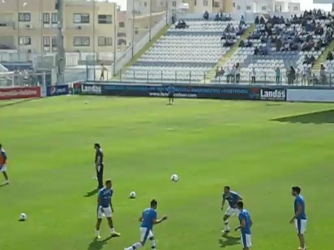 Ανόρθωση-ΑΕΚ προθέρμανση 1