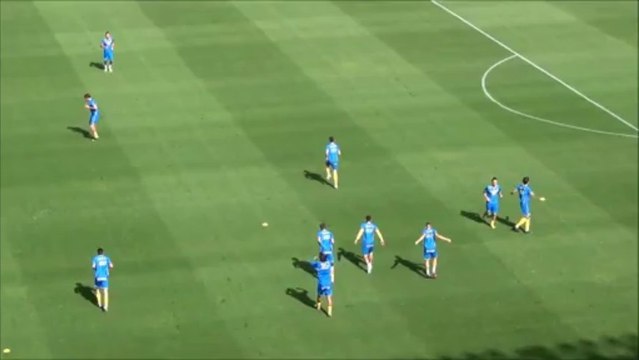 Ομόνοια-ΑΠΟΕΛ προθέρμανση ΑΠΟΕΛ