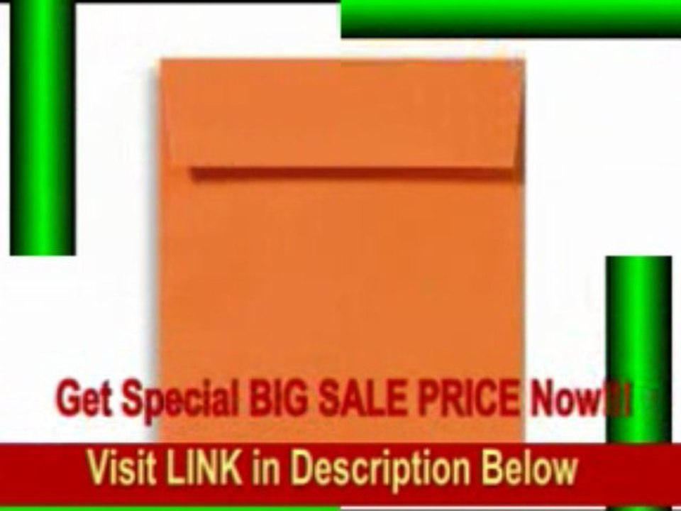 [FOR SALE] 7 1/2 x 7 1/2 Square Envelopes - Mandarin (50000 Qty.)