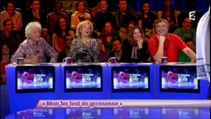 Nicole Ferroni - 1er test de grosesse