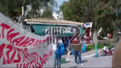 Ένταση με την παρουσία βουλευτή Χ.Α. στην Ζάκυνθο