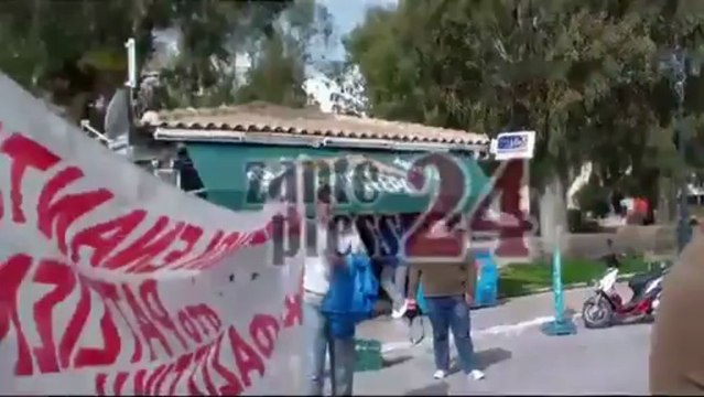 Ένταση με την παρουσία βουλευτή Χ.Α. στην Ζάκυνθο