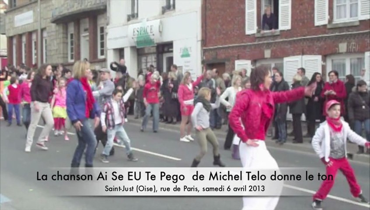 Saint-Just  : des centaines de danseurs  envahissent la rue de Paris