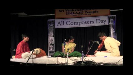 SRI VENKATESWARASWAMY TEMPLE: ACD MUSIC FESTIVAL:  SHRIYA SRINIVASAN 1