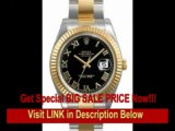 [REVIEW] Rolex Datejust II Black Roman Dial 18k Yellow Gold Fluted Bezel Two Tone Oyster Bracelet Mens Watch 116333BKRO...