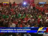 Trabajadores del circuito FM Center también apoyan a Nicolás Maduro