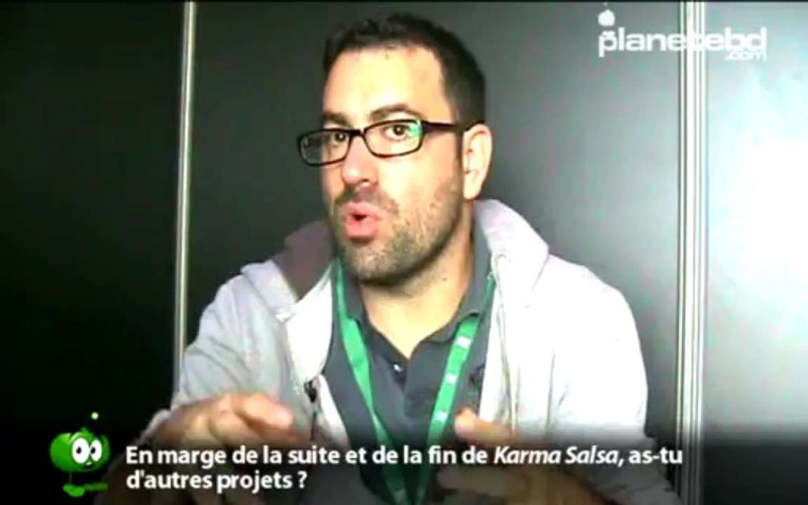Fred Campoy en interview pour planetebd.com