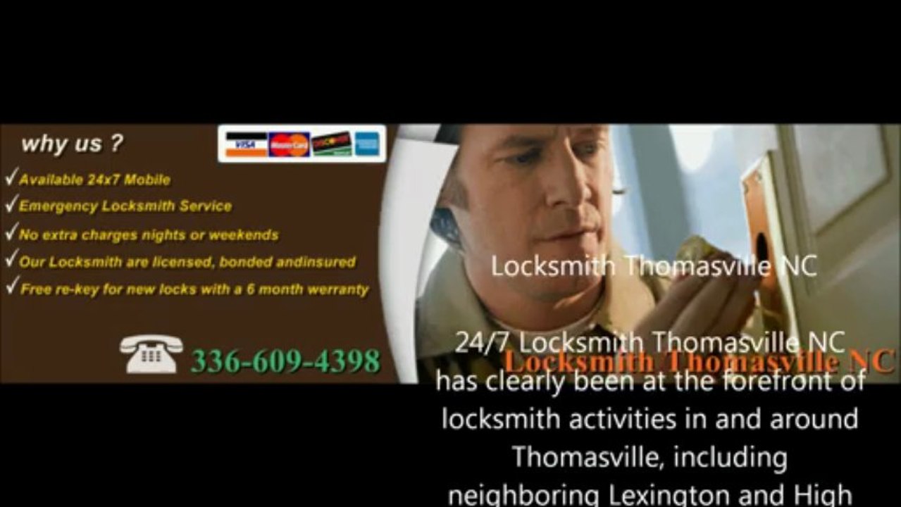 Locksmith Thomasville NC | Thomasville NC Locksmith