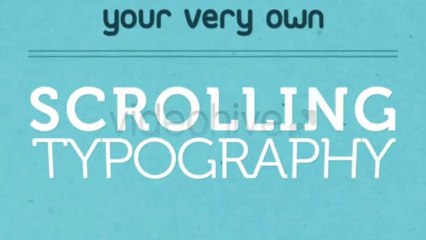 After Effects Template HD  INTRO VIDEO LOGO TRAILER    Vertical Scrolling Typographic Promo