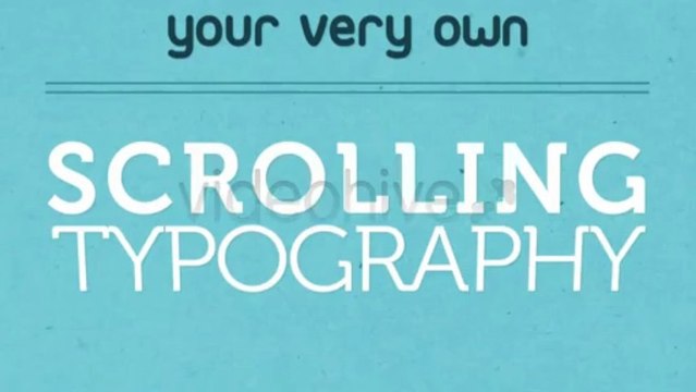 After Effects Template HD INTRO VIDEO LOGO TRAILER Vertical Scrolling Typographic Promo