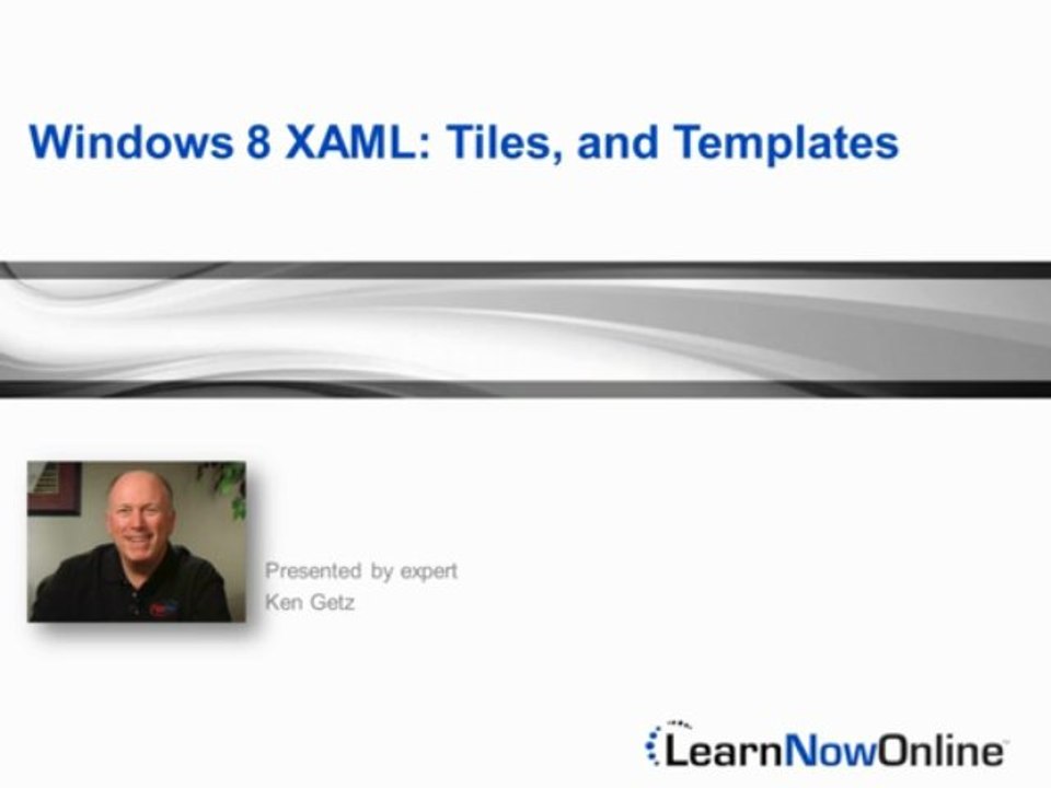 Windows 8 Using XAML: Tiles and Templates -- trailer