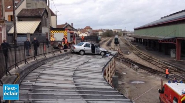 Troyes - Accident mortel sur le pont de la gare