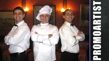 Banquet show Singing waiters - Retro