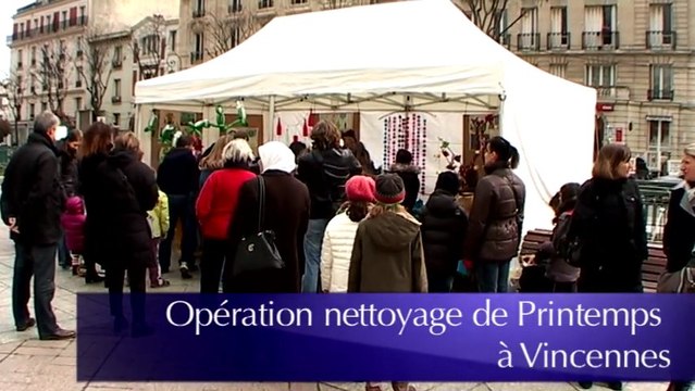 Vincennes fait son nettoyage de printemps Semaine du développement durable Conseil des Seniors