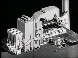 La construction de la Centrale Electrique Hornaing